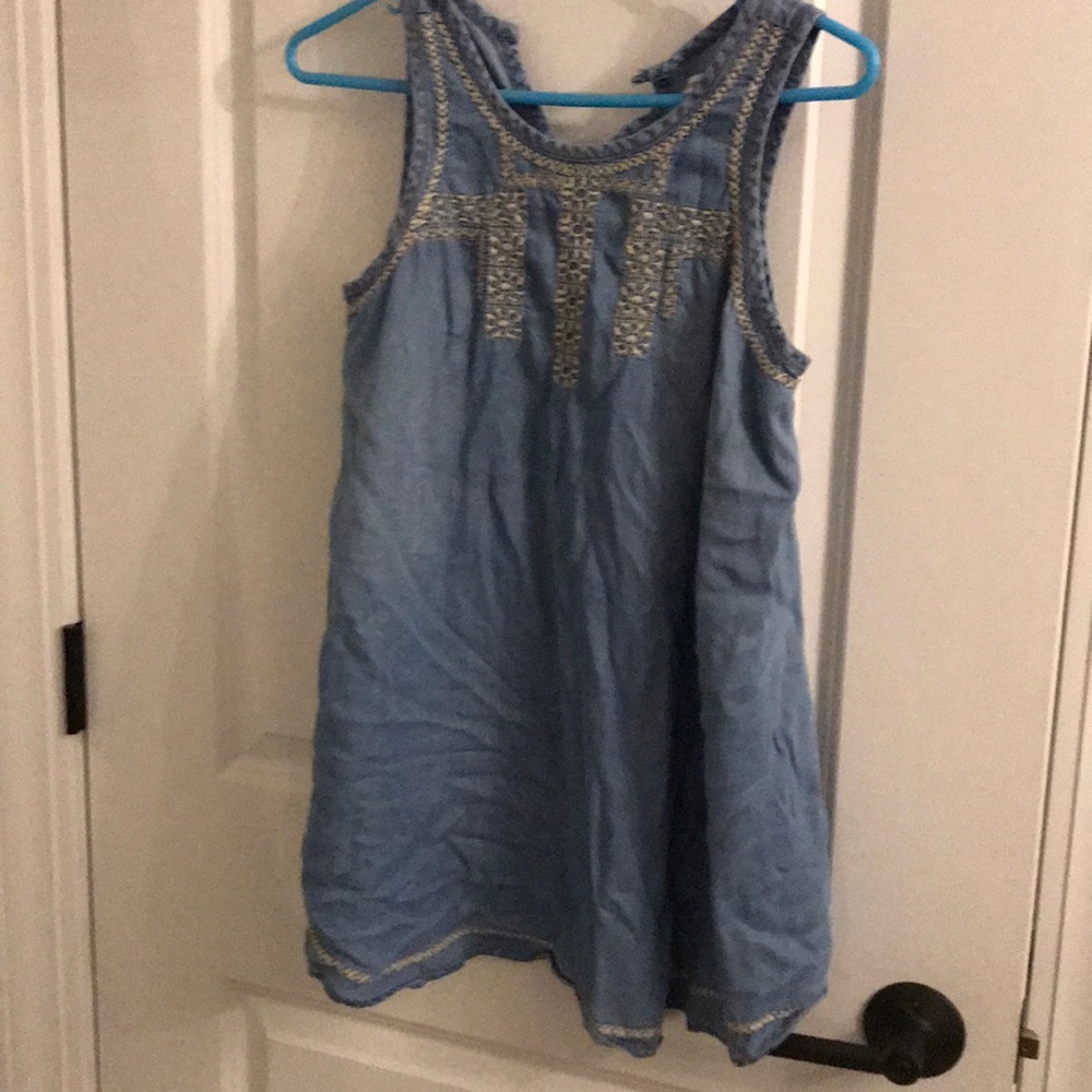 Maternity Chambray tank top